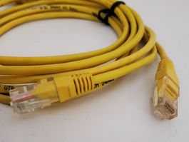 Ethernet-Patchkabel Cat5e-Kabel RJ45-Stecker unterstützt PoE