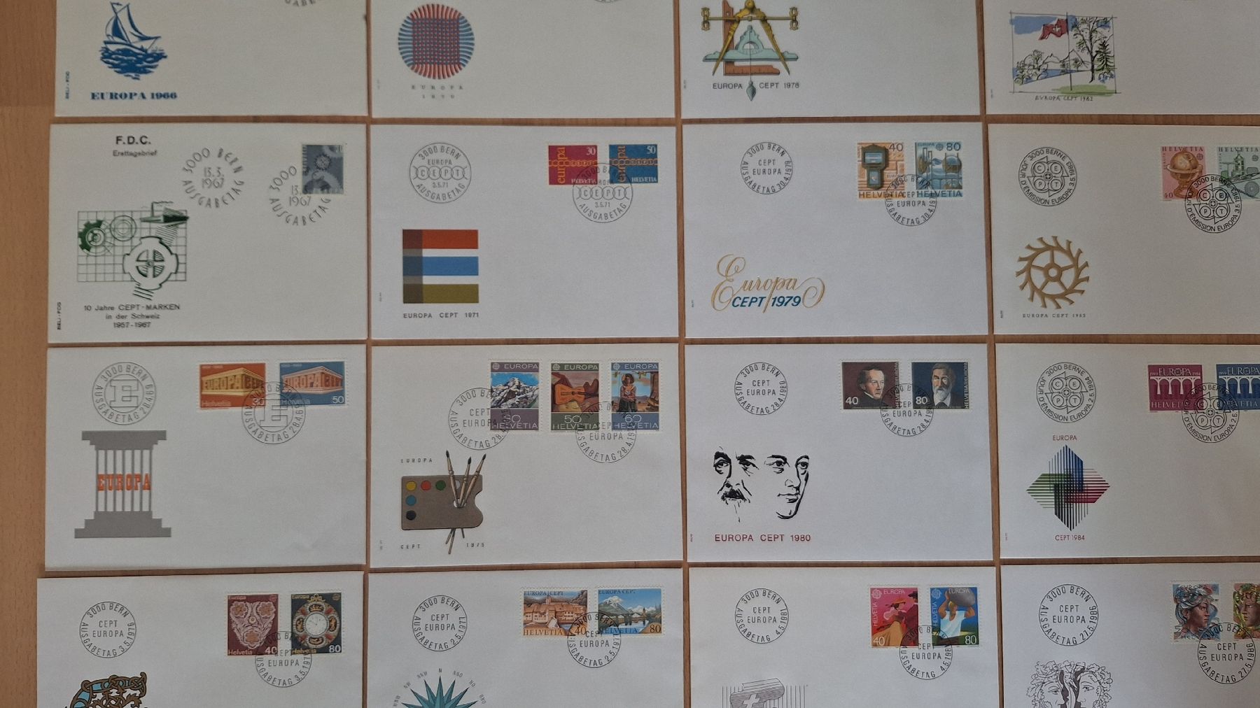 Tutti i francobolli: 18×FDC EUROPA – Nuovo (secondo la descrizione) da Pratteln venduto da walti-6060 7