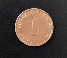 1 Pfennig Münze Deutschland 1971