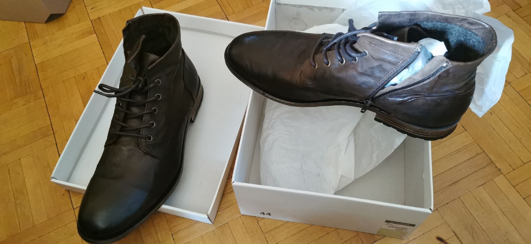 Scarpe da uomo: Chaussures brunes 44 – Nuovo e nell'imballaggio originale da Genève venduto da vins50 2