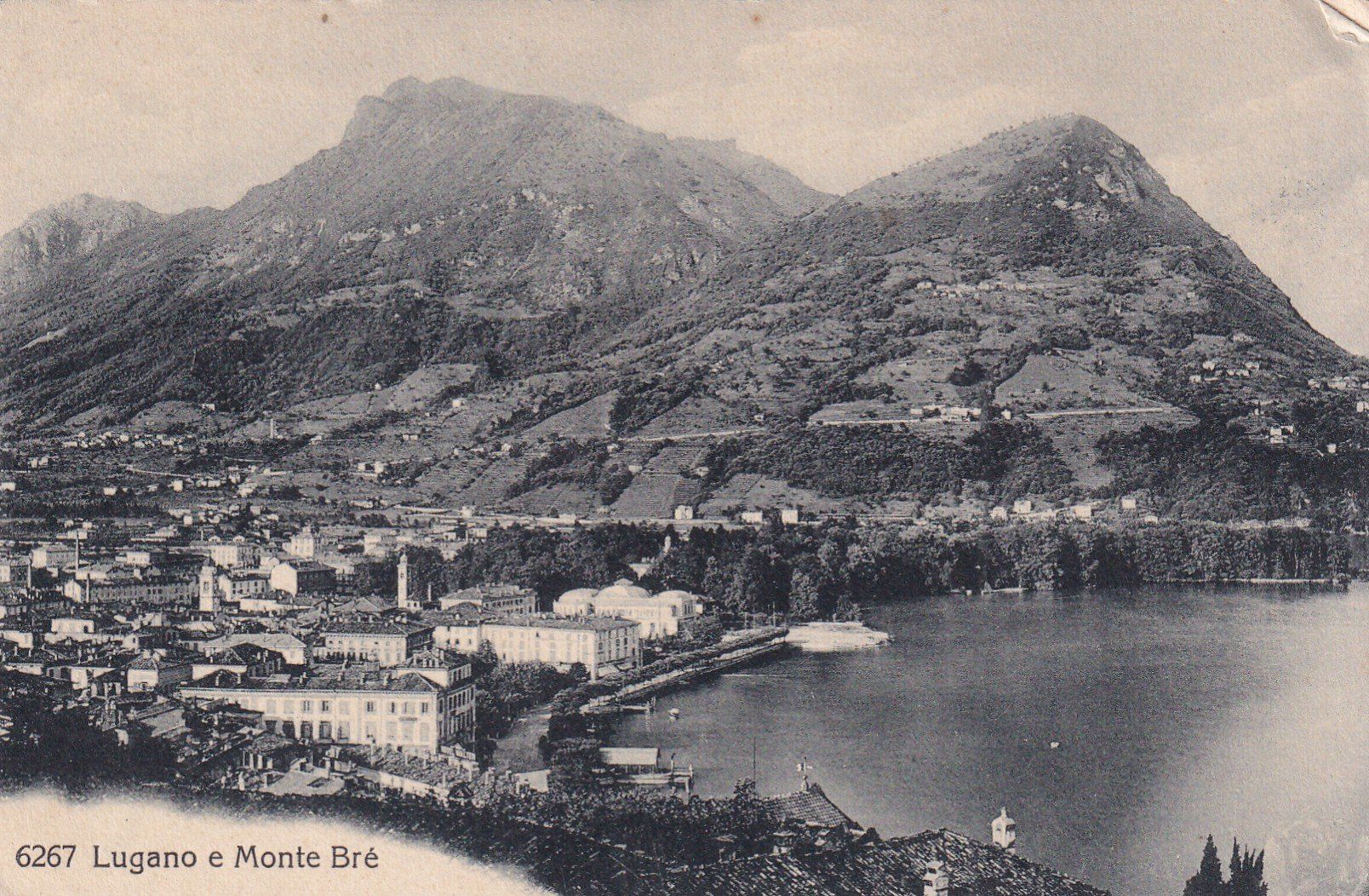 Cartes postales: Lugano e Monte Bré – D'occasion à Cormoret par Pascalll2001