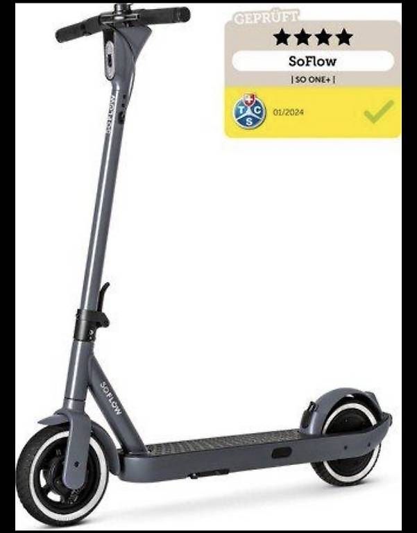 Voiturettes électriques: E-Scooter SoFlow SO ONE+ grau – D'occasion à Gattikon par Schneeman