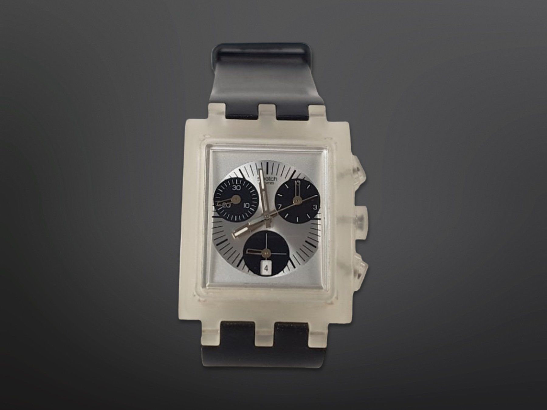 Swatch Orologi: Swatch Square Chrono Whitesunday – Usato da Suhr venduto da Restwert_Suhr 2