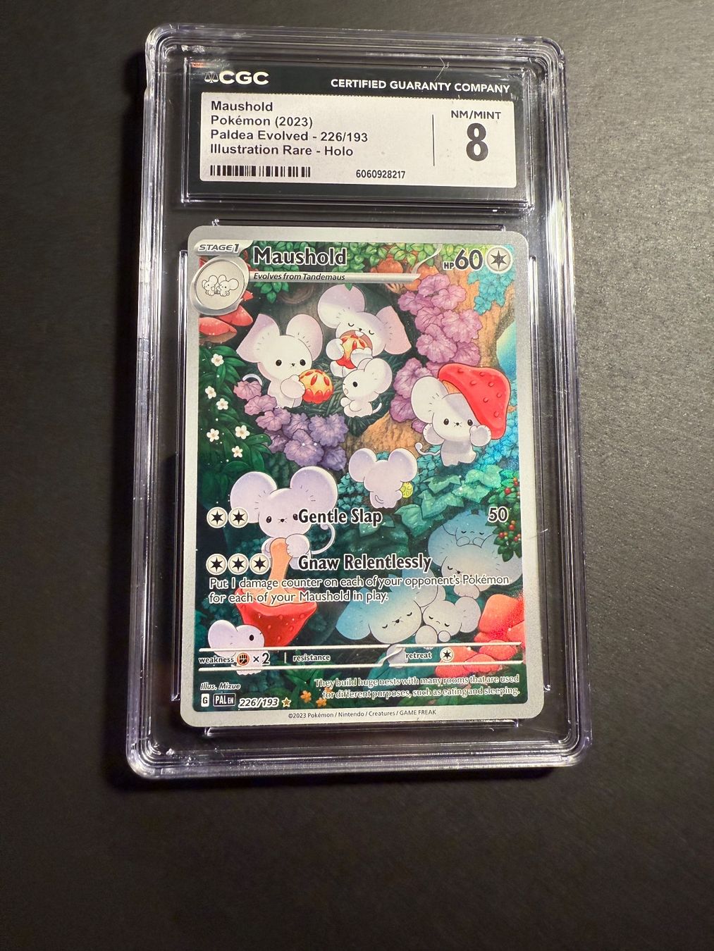 Pokémon Carte collezionabili: Maushold Holo CGC 8 226/193 Paldea Evolved – Usato da Zürich venduto da pokemon_cards