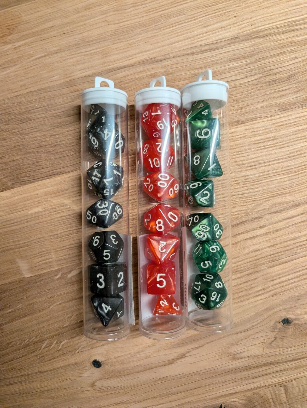 Giochi: DnD Würfelset (x3) – Nuovo e nell'imballaggio originale da Winterthur venduto da mrcsrs