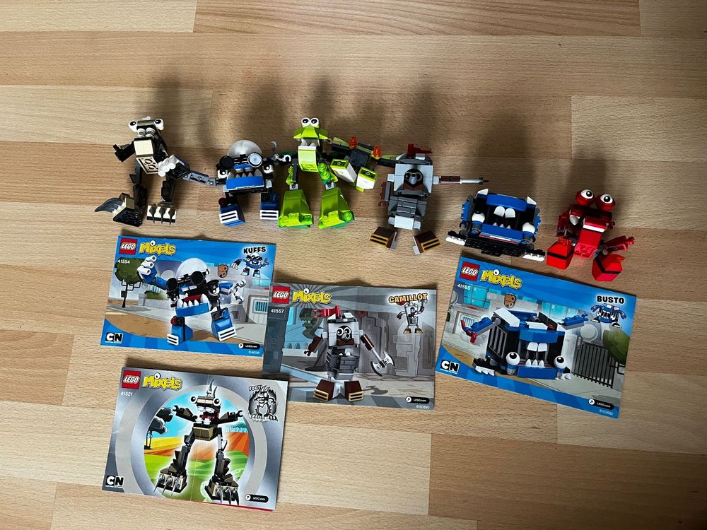 Lego Mixel Lot 6 Figuren mit 5 Bauanleitungen (Gebraucht) in Gossau SG ...