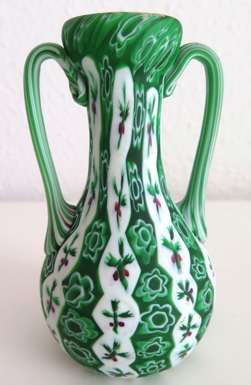 Murano Vasi & Recipienti: Altes Millefiori Murano – Usato da zürich venduto da celotto 1