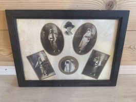 Cadre photo ancien 1900/1920 – 6 Portraits Orientalistes