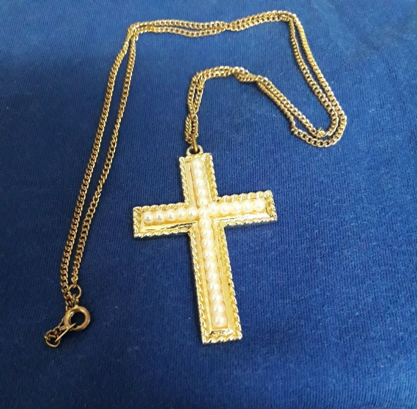 Catenine: Alte, schöne Halskette mit Kreuz – Nuovo (secondo la descrizione) da Nottwil venduto da Janny77 1