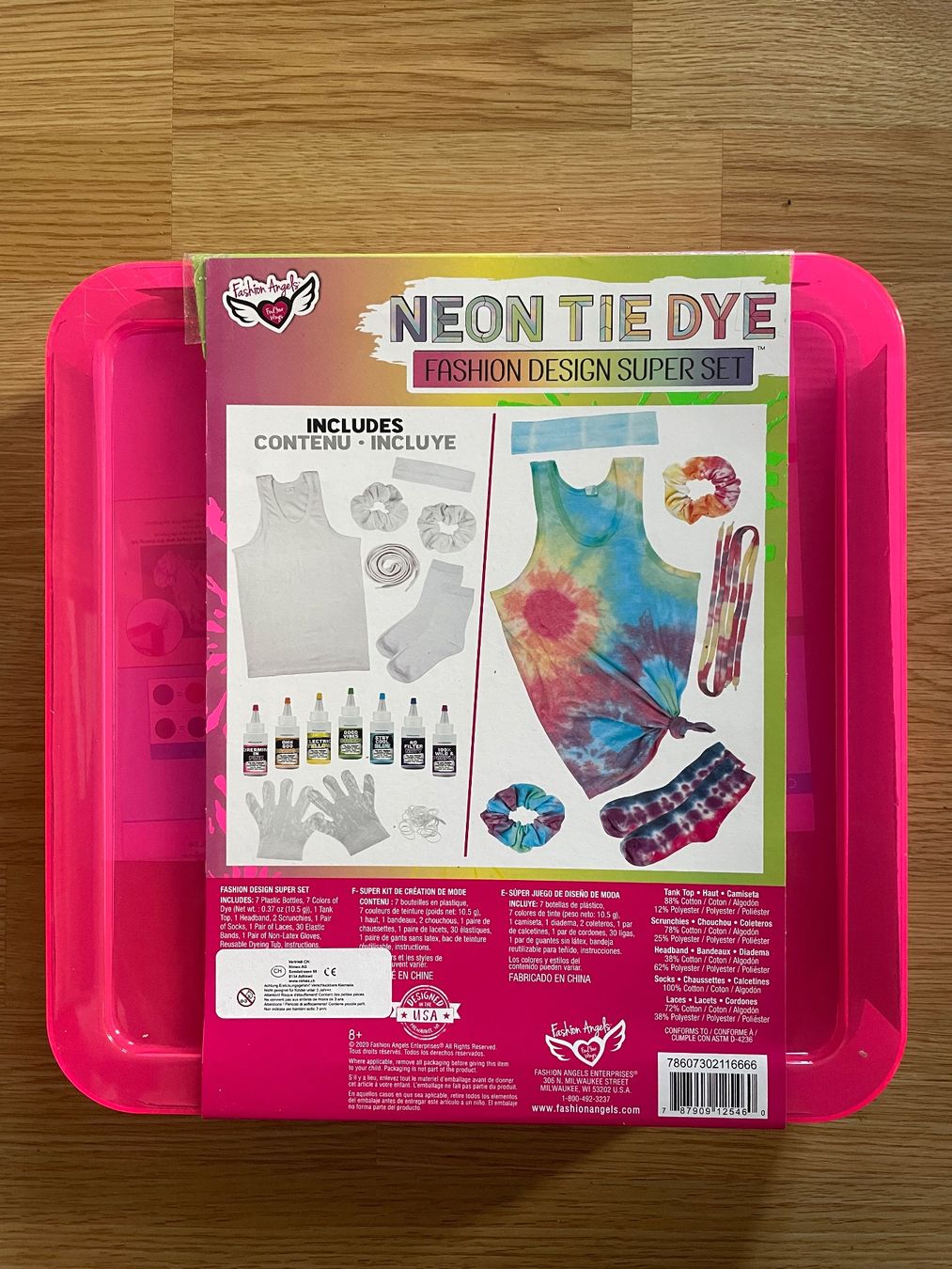 Kit bricolage: Batik, Neon Färbeset, neu, komplett – Nuovo e nell'imballaggio originale da Brüttisellen venduto da G.I.A.N.N.A. 1