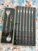 Fondue Gabeln und Löffel - Gabel Set Vintage