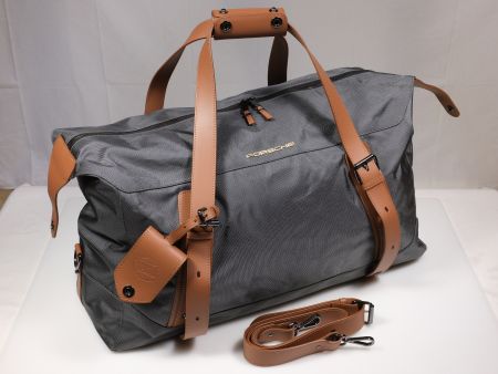 PORSCHE HERITAGE Reisetasche, neu, mit Leder-Applikationen
