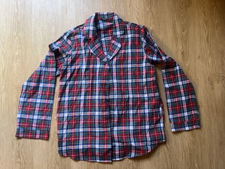 Karo Flanellhemd rot-grün Grösse L