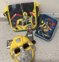 Transformes Bumblebee Set: Tasche, Mappe & Maske!
