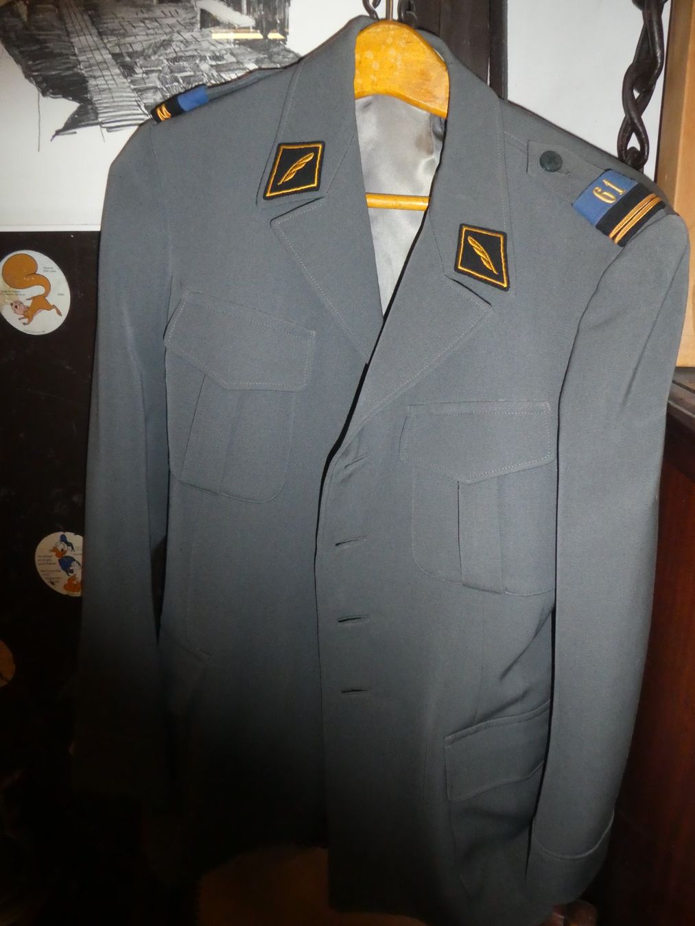 Schweizer Armee Uniformi: Offizierkittel gebraucht Zustand – Usato da Chur venduto da Diversico2010 1