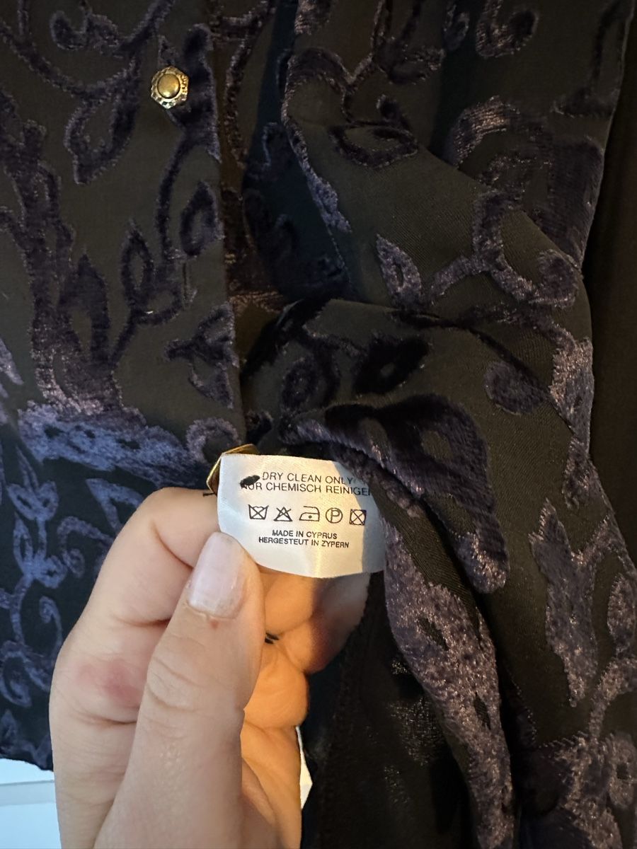 Camicette: Schwarze Bluse mit Spitze, Grösse 40 – Usato da Zürich venduto da millaiana 4