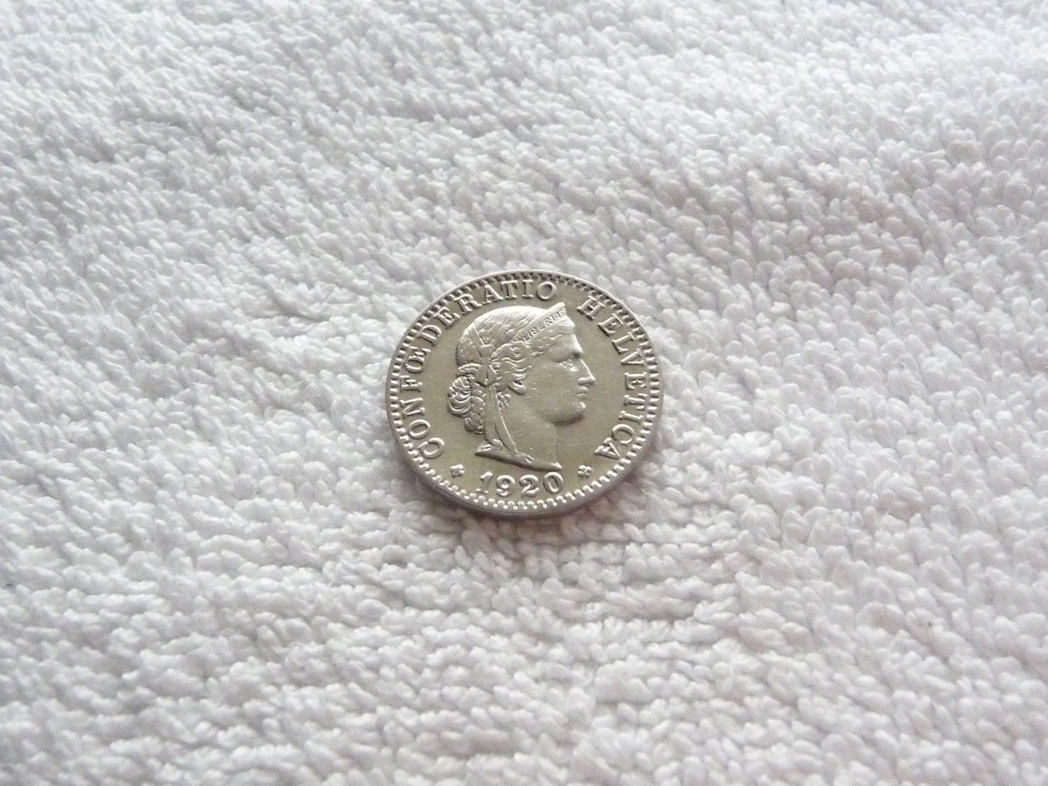 Tutti le monete: 20 centimes/rappen 1920 – Usato da Nyon venduto da Ilmi09