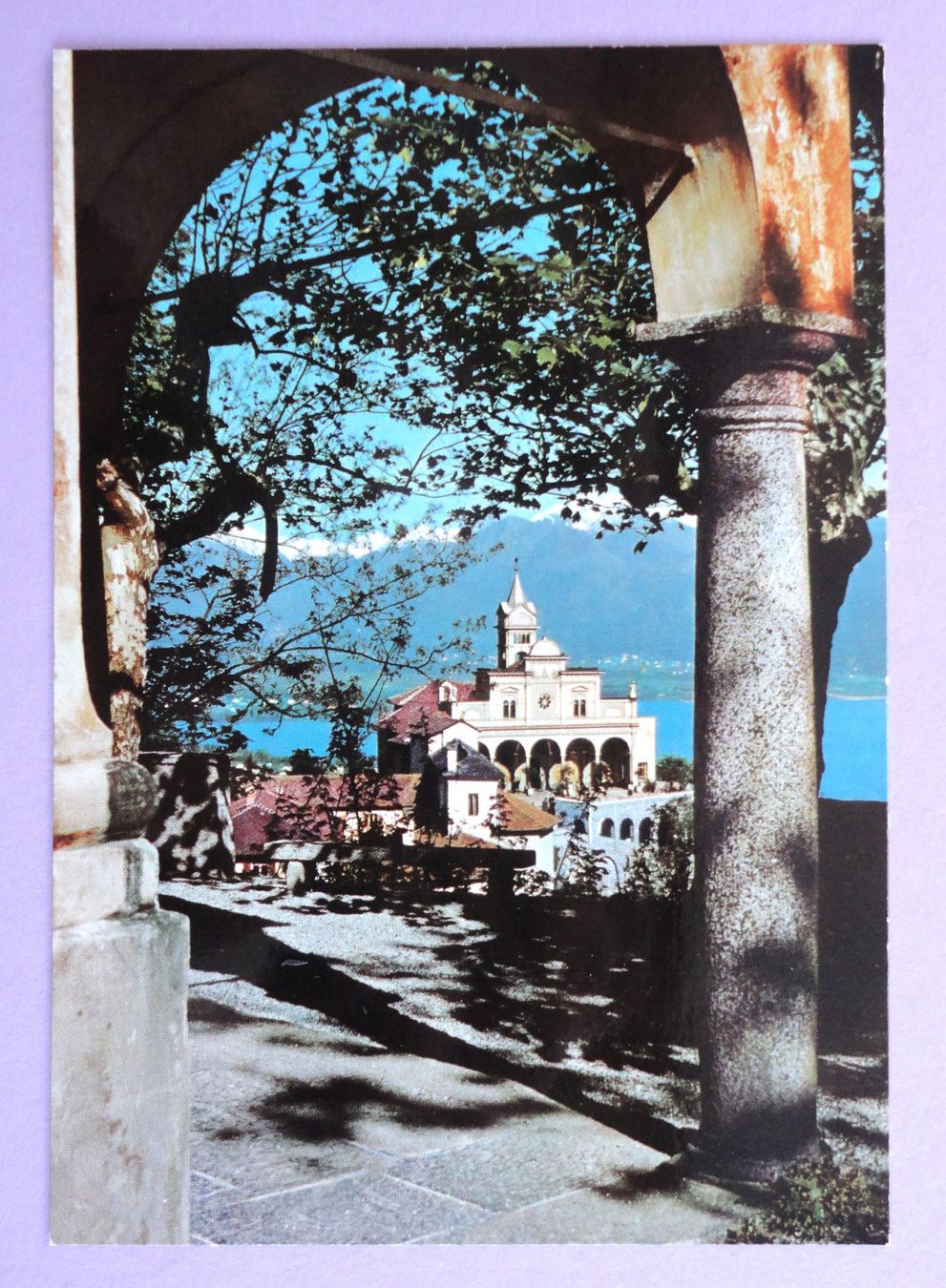 Cartoline postali: Locarno - Madonna del Sasso – Usato da Fétigny venduto da Billy2miny