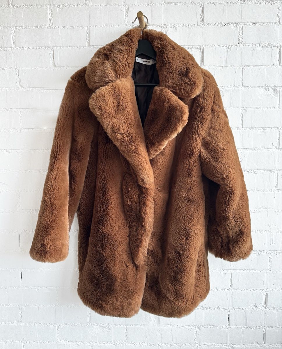 Mango Giacche: Kuschelige Kunstfell Jacke von Mango / Gr. S – Usato da Bern venduto da Fraeuleinhonig