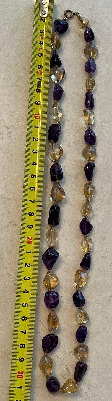 Catenine: collier en pierre semi-précieuses 60 cm – Usato da Carouge GE venduto da Pierre48