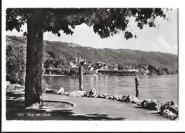 AK 1953 Zug am Quai