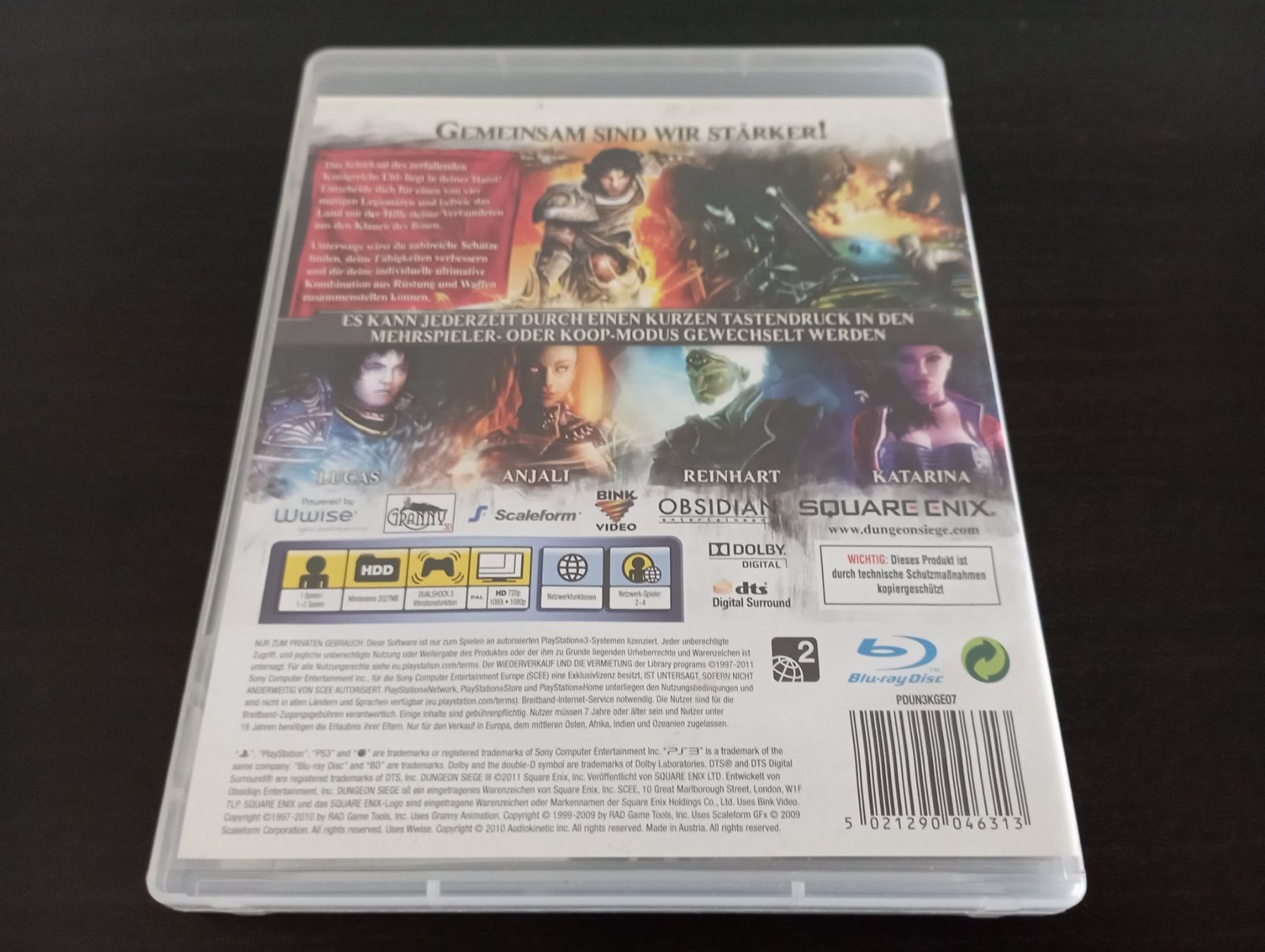 Sony Giochi: PS 3 Dungeon Siege III – Usato da Allschwil venduto da pri_9lsr 1