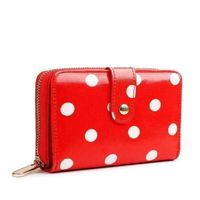 NEUES Portemonnaie rot-weiss Polka dots - 80540