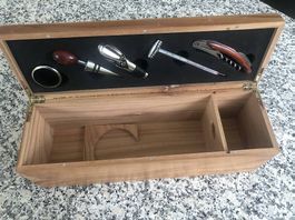 Wein Geschenkbox Holz neu