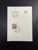 4346 Gansingen 4.3.1991 K-Stempel auf PTT-Bögli