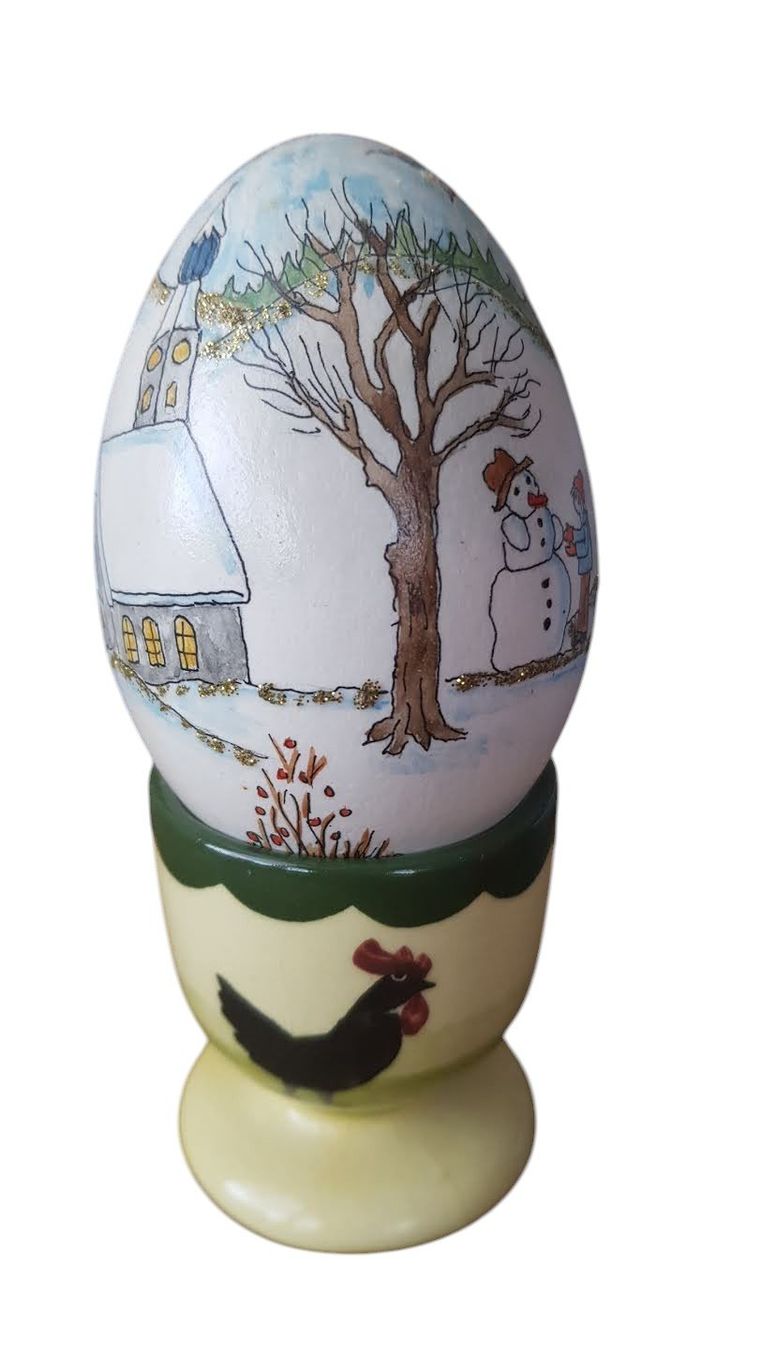 Figuren: Osterei Künstlerei Nr.3 – Gebraucht aus Mörschwil von antiksalon 2