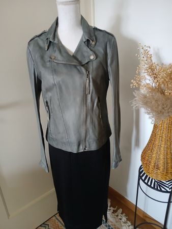 Lederjacke in Bijou gekauft, Gr.XL
