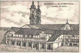 St. Gallen, Schuhhaus u. Klosterkirche, 1957
