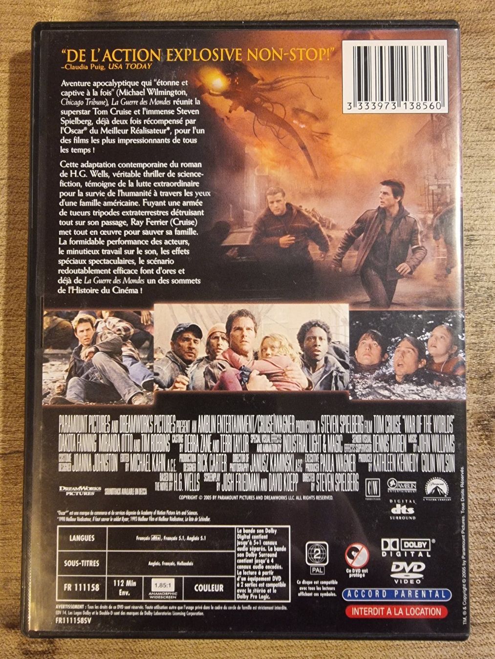 Tutti i DVDs: La Guerre des Mondes – Usato da Chavannes-près-Renens venduto da XWR4 1