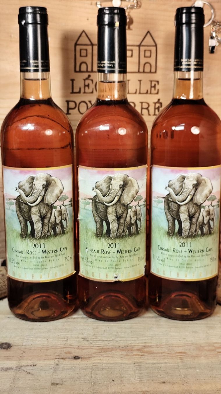 Vino: 3 x  2011 Cinsault Rosé  Südafrika – Nuovo e nell'imballaggio originale da Büsserach venduto da Vintage-vins 2