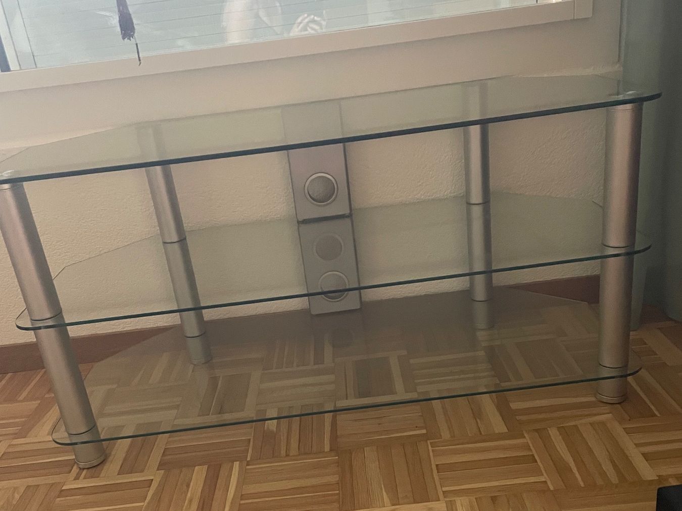 TV Möbel: Fernsehmöbel aus Glas – Gebraucht aus Schlieren von Tahorn