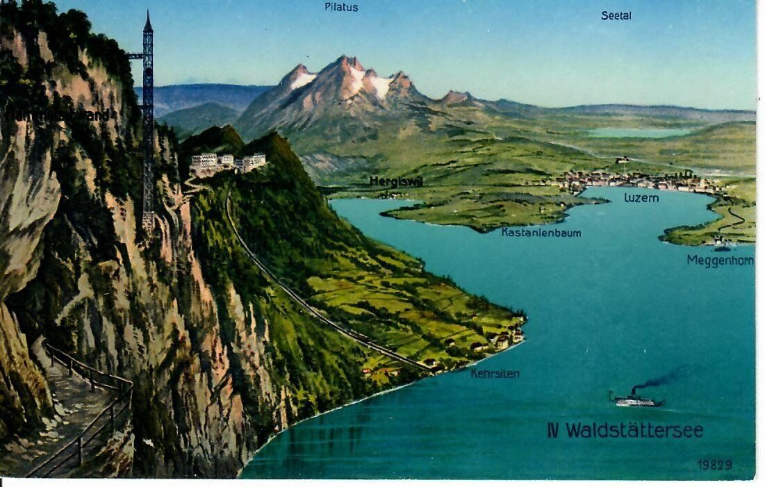 Cartes postales: Kehrsiten – D'occasion à Hochdorf par Ziegel-16