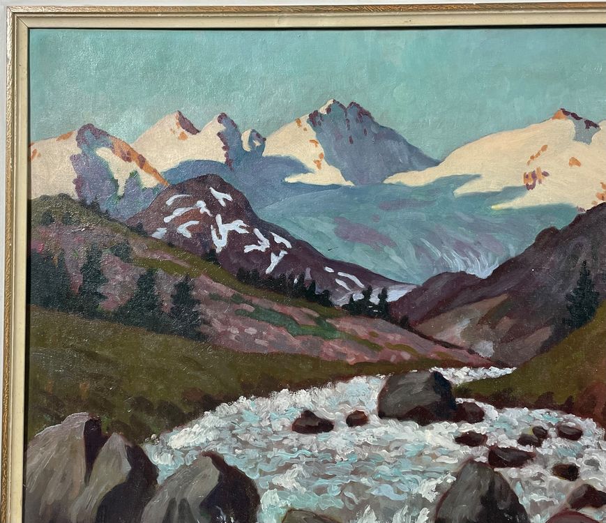 Jakob Hottinger (1917) grosses Gemälde Kaufen auf Ricardo