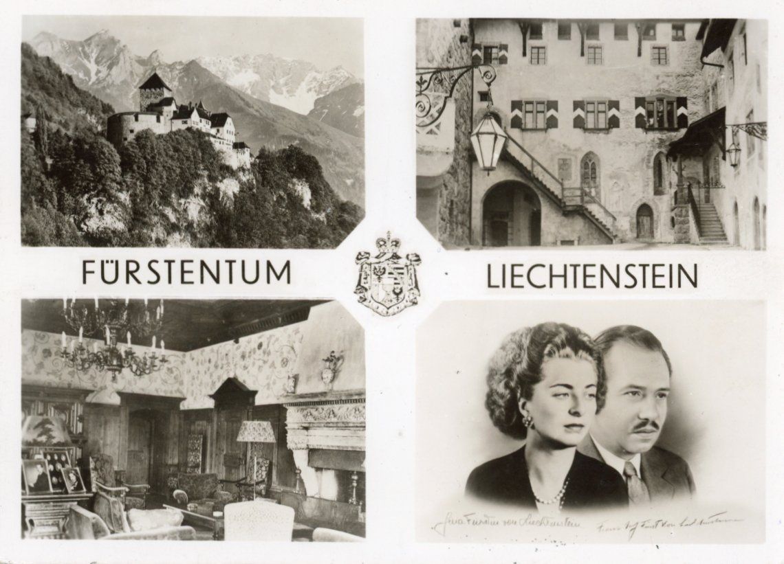 Cartoline postali: Liechtenstein    FL     /    4-Bilder – Usato da Brig venduto da Valcards54
