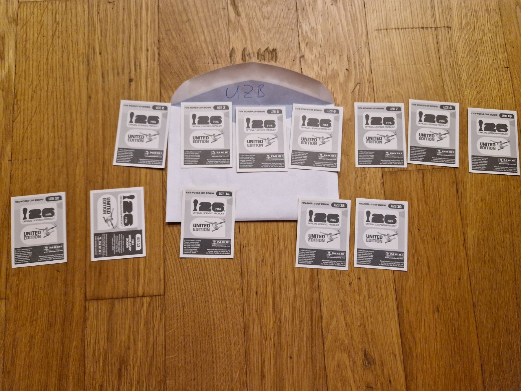 Panini Carte collezionabili: Panini WM 2026 Sticker UZB – Usato da Metzerlen venduto da SS01 1