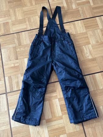 TREVOLUTION Skihose Latzhose Grösse 116 schwarz wasserresist
