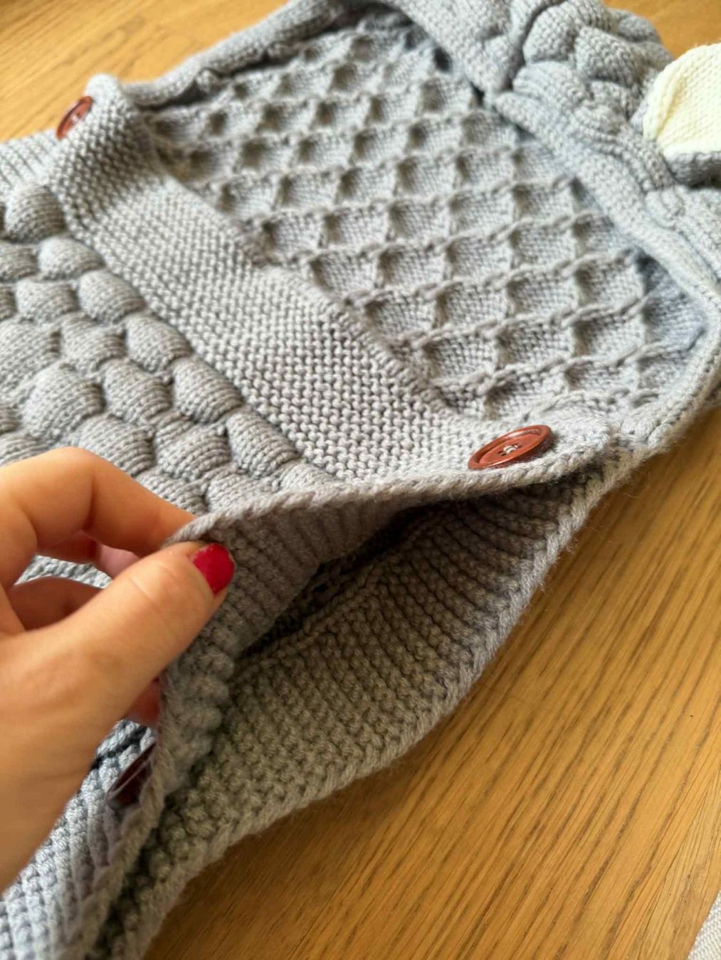 Sacchi a pelo: Babyschlafsack gestrickt, Grösse 68, Grau – Usato da Riehen venduto da edu_92w7 3