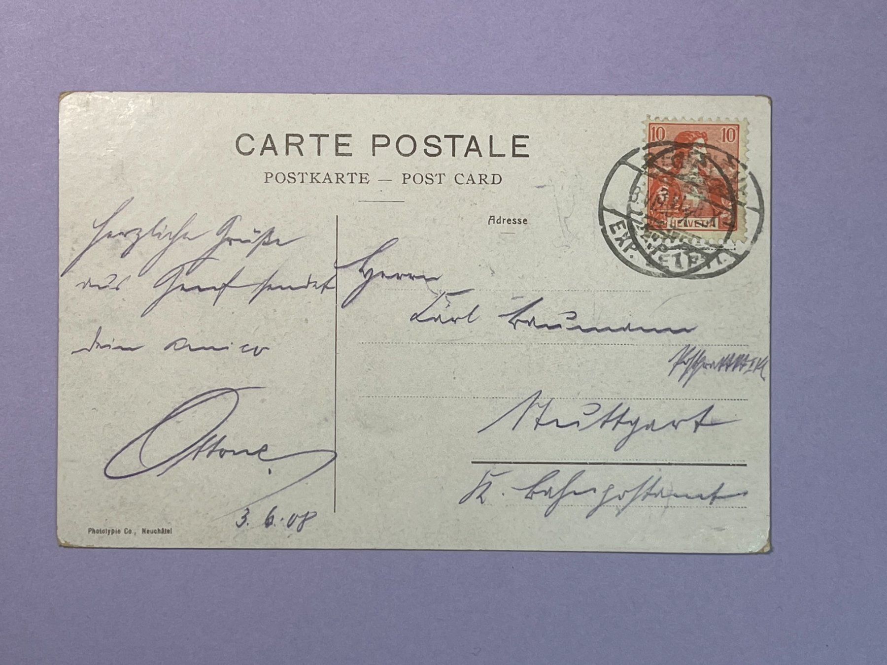 Cartes postales: Le Mont Blanc - vor 1908 – D'occasion à Steg VS par _vinci_ 1