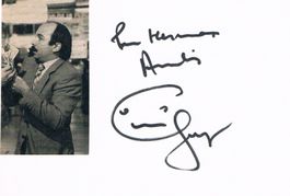 Gérard Jugnot 1951- Autogramm signiert Karte 10x15cm