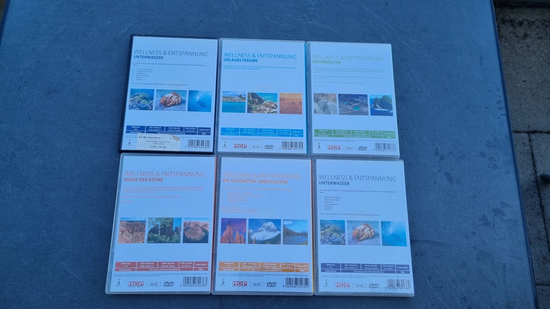 Tutti i DVDs: Wellness & Entspannung DVDs – Usato da Meilen venduto da lisma29 1
