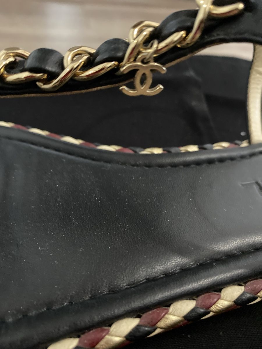 Chanel Scarpe da donna: Sandales Chanel T 41 – Usato da Corsier GE venduto da tanamera 3