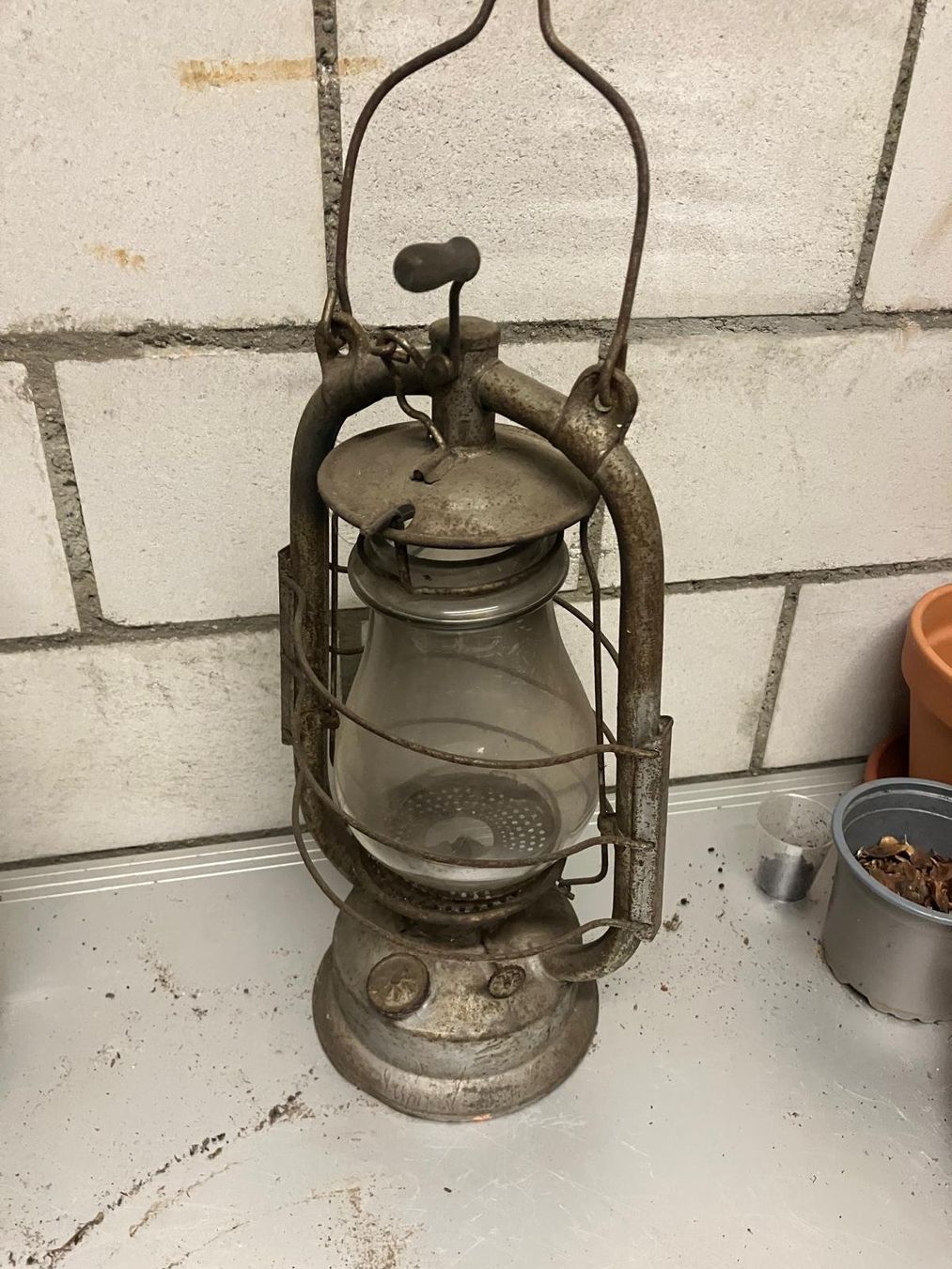 Lampade: alte Öllampe/Laterne – Usato da Altnau venduto da Bromende963 2
