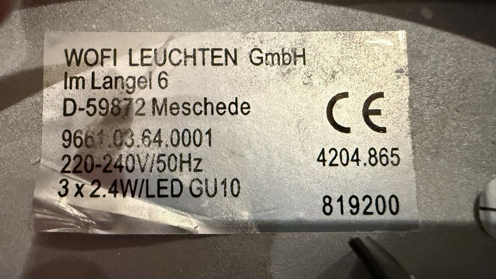 Lampadari & plafoniere: LED Deckenlampe Edelstahl (inkl. Glühmittel) – Usato da Wädenswil venduto da Virtualx 4
