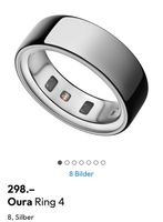 Neu! Oura Ring 4 Grösse 8 Silber Ring mit Garantie bis 12.27