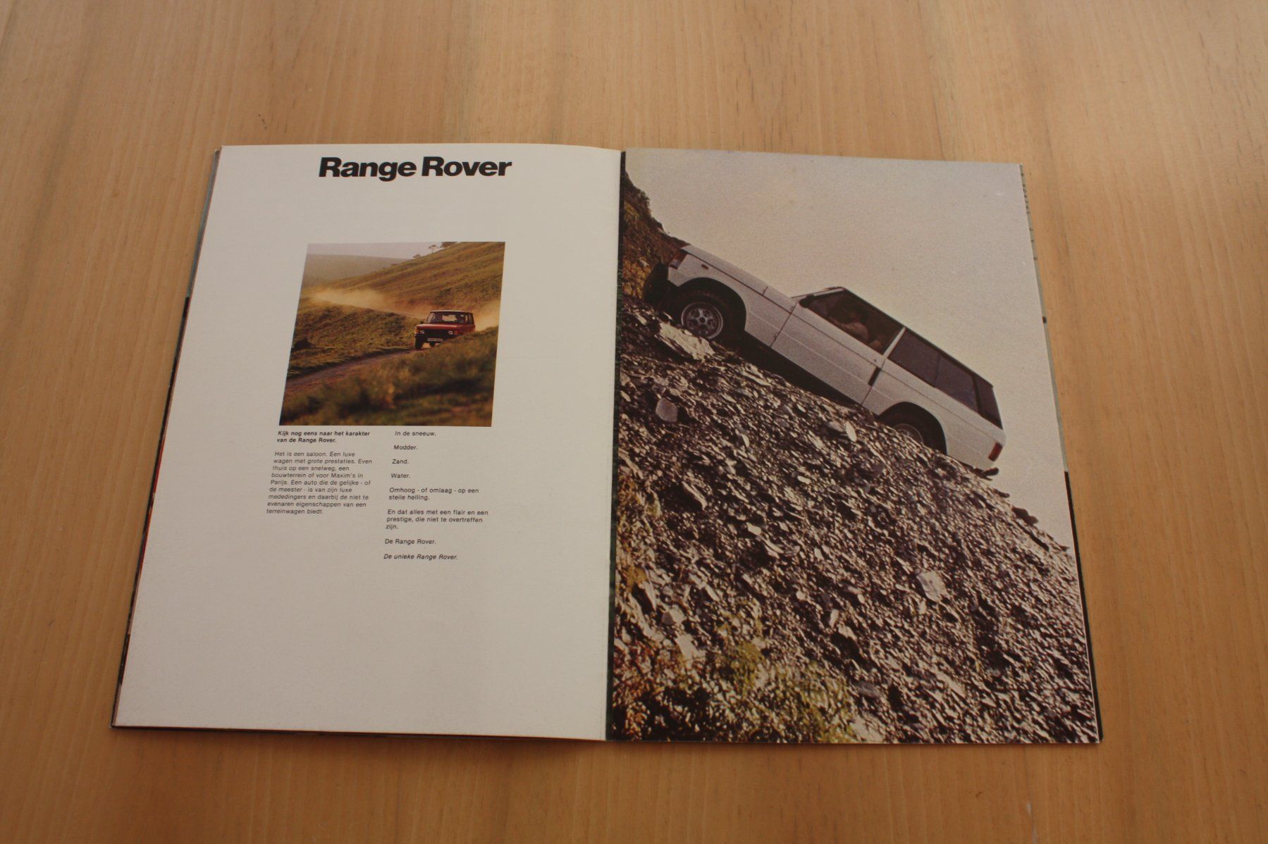 Land Rover Documenti: Range Rover Classic Prospekt NL – Usato da Wikon venduto da erwin400 8