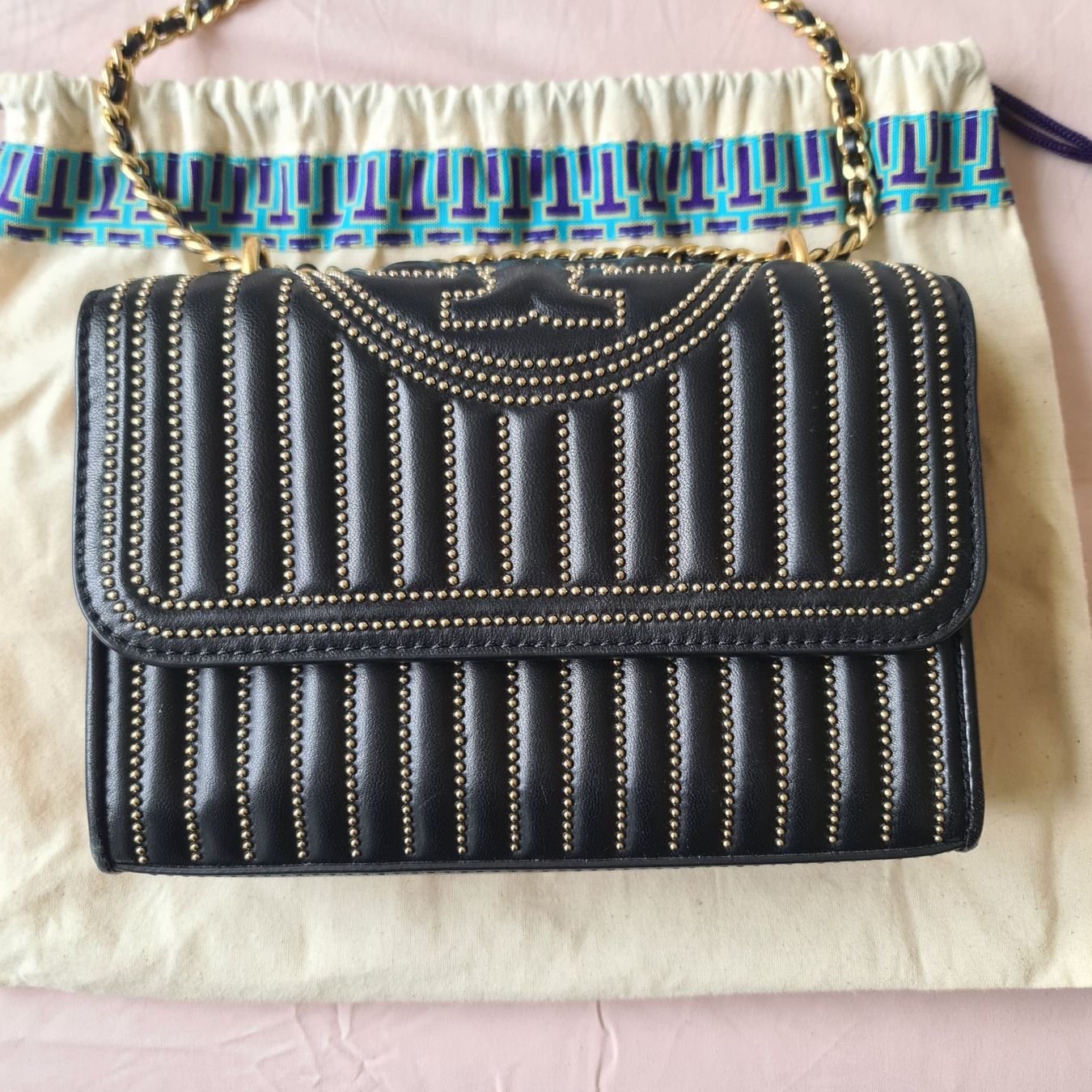 Tory Burch Borse da donna: Tory Burch sac bandoulière Fleming Mini Stud Convertible – Usato da Renens VD venduto da del_t2kx 1